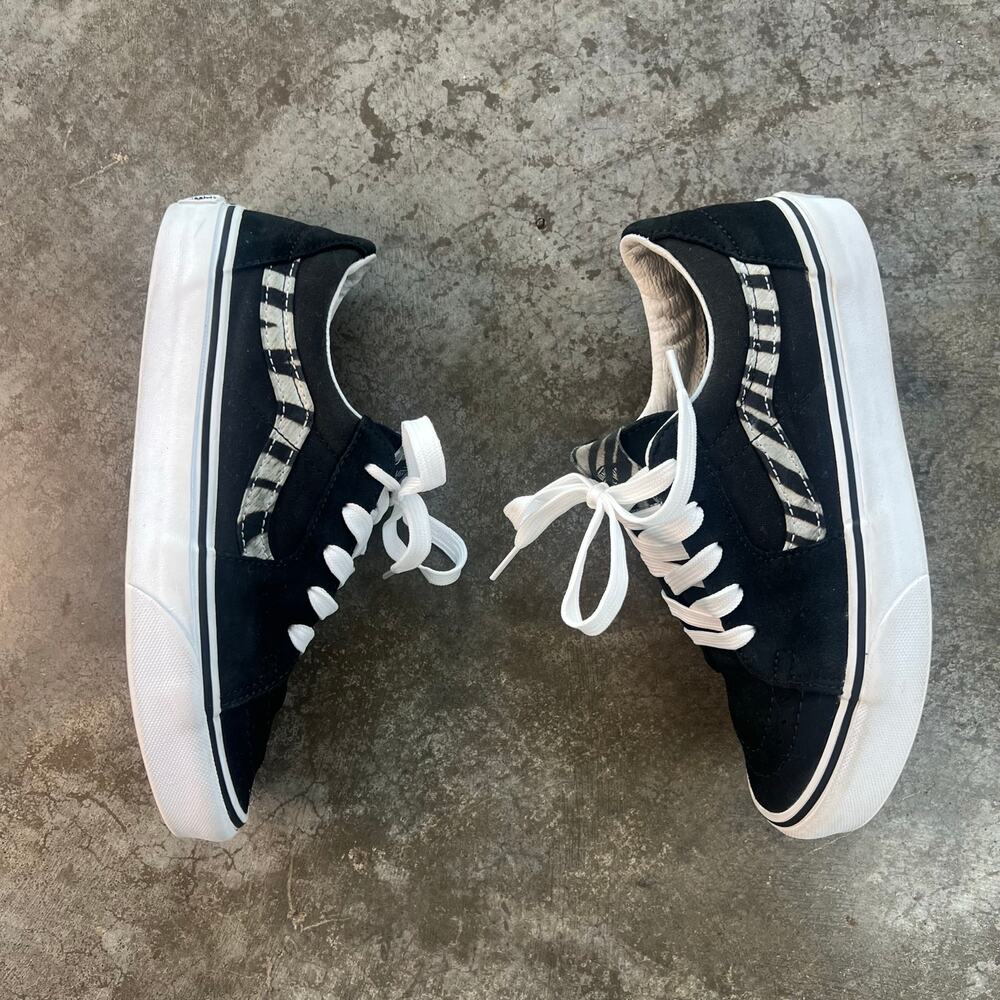 Vans Sk8-Low Reissue SF Zebra Sneakers 6.5